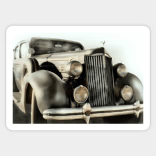 Classic Car 1937 Packard Sticker